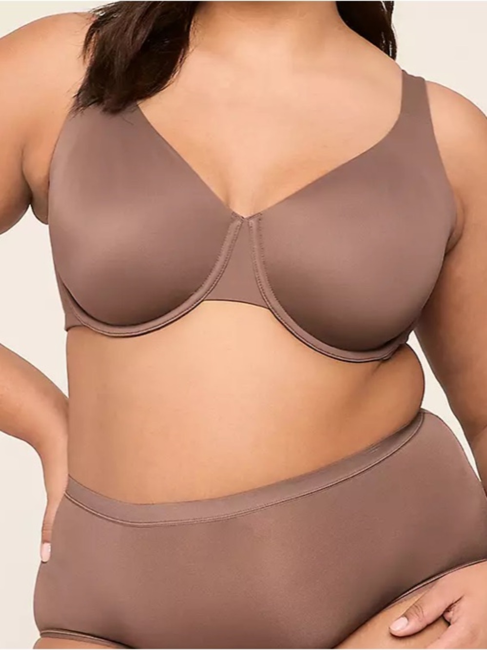 Cacique Smart Lift Unlined Full Coverage Taupe 40C